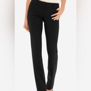The Limited Drew Fit Black Work Pants 8R Career Office Stretch Trousers